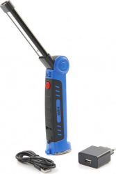 Lampa LED HBM pliabila si reincarcabila cu magnet si carlig 300 Lumen 