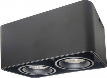Spot Led Cub 2X10W 1800Lm 4000K 195X100X100 Negru Fucida 