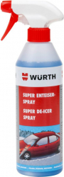 Spray pentru dezghetat parbrizul WURTH 500 ml 