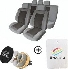 Huse scaune auto Universale Editia Lux Material Textil 11 piese Gri-UMB1 