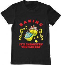 Tricou barbat Printado baking Bumbac Regular fit Negru L INTL 