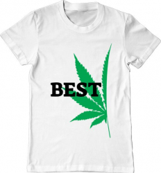 Tricou barbat Printado best buds 1 Bumbac Regular fit Alb 3XL INTL 