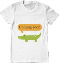 Tricou barbat Printado coming soon Bumbac Regular fit Alb 3XL INTL 