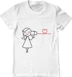 Tricou barbat Printado cuvinte de dragoste 2 Bumbac Regular fit Alb L INTL 
