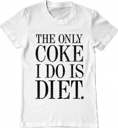 Tricou barbat Printado diet coke Bumbac Regular fit Alb 3XL INTL 