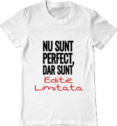 Tricou barbat Printado editie limitata Bumbac Regular fit Alb XL INTL 