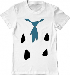 Tricou barbat Printado flinstone costume Bumbac Regular fit Alb 3XL INTL 