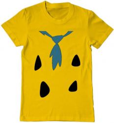 Tricou barbat Printado flinstone costume Bumbac Regular fit Galben XL INTL 