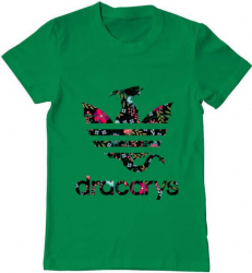 Tricou barbat Printado flower dracarys Bumbac Regular fit Verde mediu 3XL INTL 