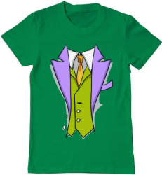 Tricou barbat Printado gentleman suit Bumbac Regular fit Verde mediu L INTL 