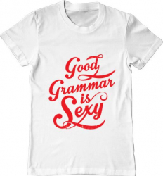 Tricou barbat Printado good grammar Bumbac Regular fit Alb S INTL 