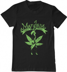 Tricou barbat Printado mary jane Bumbac Regular fit Negru 3XL INTL 