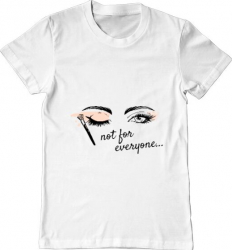 Tricou barbat Printado not for everyone Bumbac Regular fit Alb 3XL INTL 