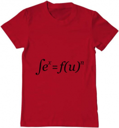 Tricou barbat Printado sex is fun Bumbac Regular fit Rosu M INTL 