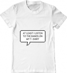 Tricou barbat Printado t-shirt band Bumbac Regular fit Alb XL INTL 