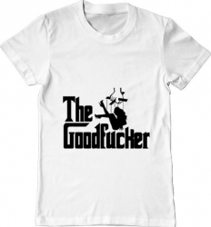 Tricou barbat Printado the goodfucker Bumbac Regular fit Alb 3XL INTL 