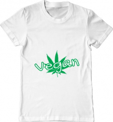 Tricou barbat Printado vegan Bumbac Regular fit Alb 3XL INTL 