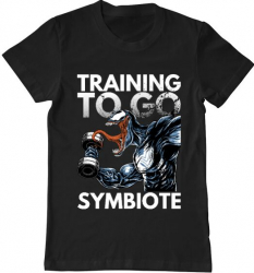Tricou barbat Printado venom training Bumbac Regular fit Negru 3XL INTL 