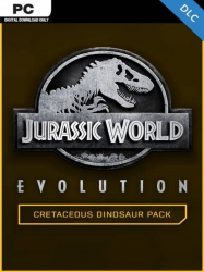 Joc Jurassic World Evolution Cretaceous Dinosaur Pack DLC Key Pentru Calculator 