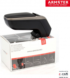 Cotiera Armster 2 FORD FUSION 2005.09-2012 negru+gri