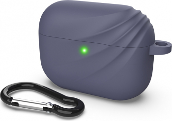 Husa suport pentru Apple AirPods Pro silicon Albastru TLF-SHO2973 