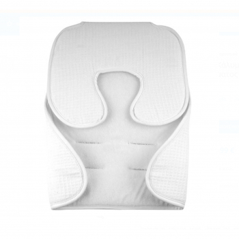 Husa de protectie pentru carucior scaun de masa sau auto pentru copii Alb JMB-SHO2993