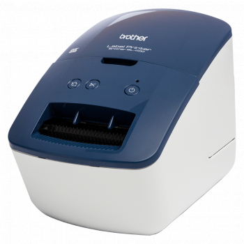 Imprimanta de etichete Brother QL-600B Monocrom Alb-Albastru 