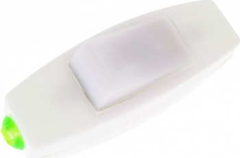 Intrerupator pe fir 250V-3A 55 x 20 x 18 mm alb