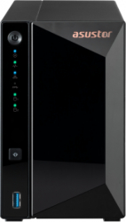 NAS ASUSTOR Drivestor 2 Pro AS3302T Quad-Core Realtek 2GB RAM, 2 Bay-SATA, 1x 2.5 Gigabit RJ45, 3x USB 3.2, 4K decoding