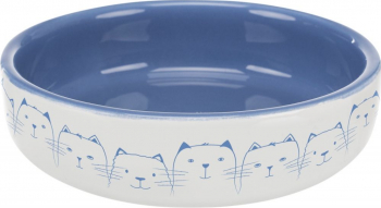 Bol ceramic 0.3 l/ 15 cm albastru/alb 24770 