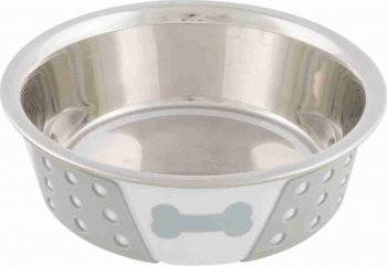Castron de inox 0.75L/ 17 CM alb/gri 25256 