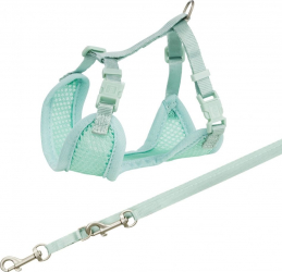 Ham + lesa Junior Puppy soft 26-34 cm/10 mm verde 15565 