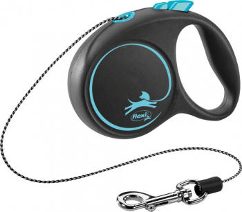 Lesa Flexi Black Design Snur XS 3m/8kg Albastru 12242 