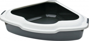 Litiera cu rama colt Gri Q33N 56 x 43 x 14 cm 
