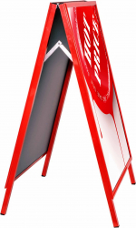 Panou stradal cu rama click Rosie format print - 700x1000mm 