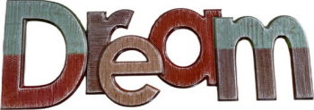 Sticker de perete DREAM 40 x 18 cm Multicolor JMB-BBL2924 