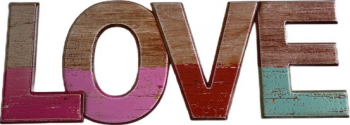 Sticker de perete LOVE 40 x 18 cm Multicolor JMB-BBL2925 