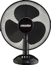 Ventilator de birou Mesko MS 7310 45W 40 cm diametru 3 trepte de viteza functie de oscilare Negru 