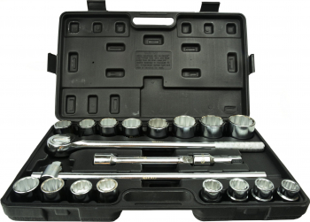 Set 21 chei tubulare 12 puncte 3/4 19-50mm GEKO G10111 
