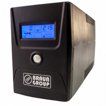 UPS Braun Group Micropower Micro 2000VA Display LCD 