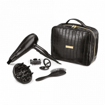 Set uscator de par Remington Style Edition D3195GP 2200W 6 accesorii Ionizare Negru 