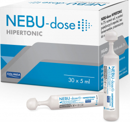 Solutie salina hipertonica Solinea NEBU-dose 3 concentratie 30 monodoze x 5 ml 