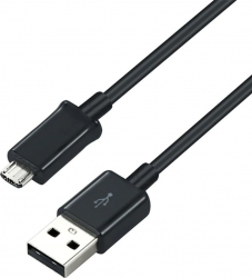 Cablu cu conectori USB tip A tata si microUSB tata Samsung ECB-DU5ABE lungime 1m bulk negru
