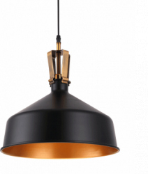 Pendul Croquis Negru+Orange 1xE27 60W 