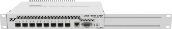 Switch Mikrotik Cloud Router CRS309-1G-8S+IN 8x porturi SFP+ 1x port gigabit carcasa 1U rackmount Dual boot (RouterOS sau SwitchOS) 