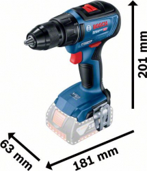 Bosch GSR 18V-50 Masina de gaurit si insurubat cu acumulator + 2 x Acumulatori GBA 18V 5.0Ah + Incarcator GAL 1880 CV + L-Boxx 