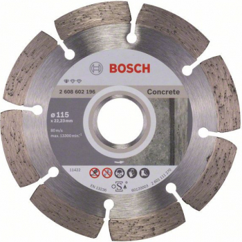 Disc diamantat Standard for Concrete 115x22 23x1 6x10mm