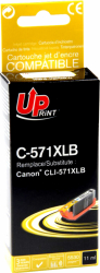 Cartus UPRINT CJ571XLBUP negru 11ml compatibil CLI 571XL BK pentru CANON MG5750/7750 