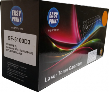 Toner EASY PRINT negru compatibil SF-5100D3 3000 pag pentru Samsung SF-515/530/531P/535E/5100/5100P/ML-808 