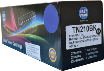 Toner EASY PRINT negru compatibil TN210 BK 2500 pag pentru Brother HL3040/3070/DCP9010/MFC9120/9320 
